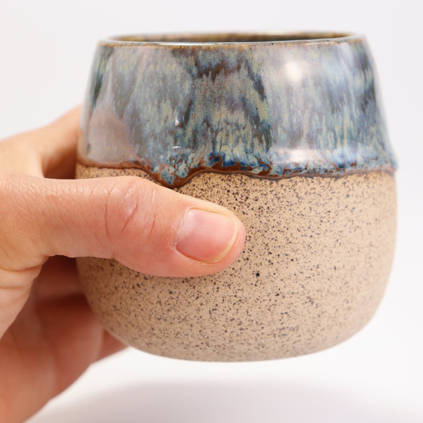 Small Cup - Tumbler / Goblet in Blue Lagoon