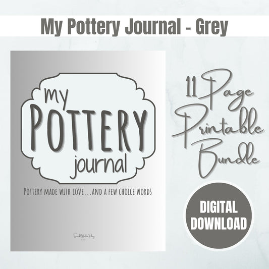 My Pottery Journal - Grey