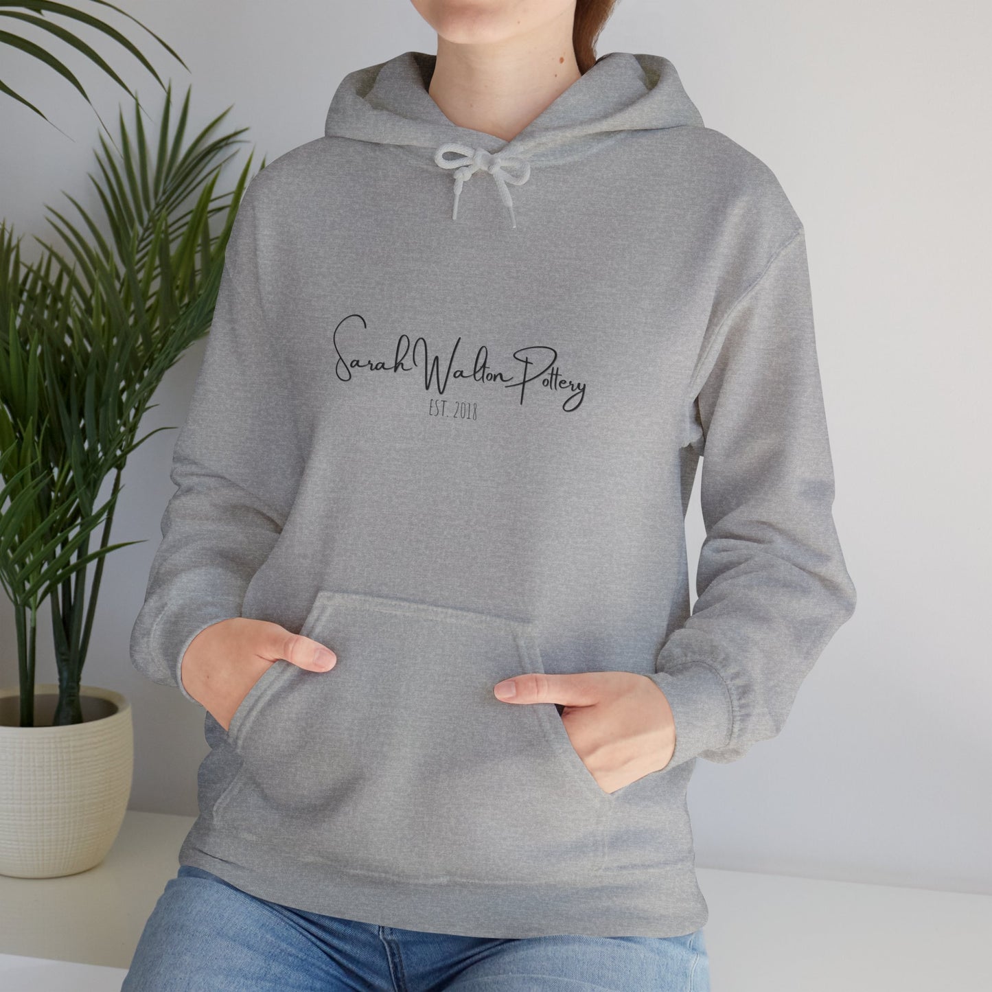 SWP Logo -  Heather Grey Unisex Heavy Blend™ Hooded Sweatshirt