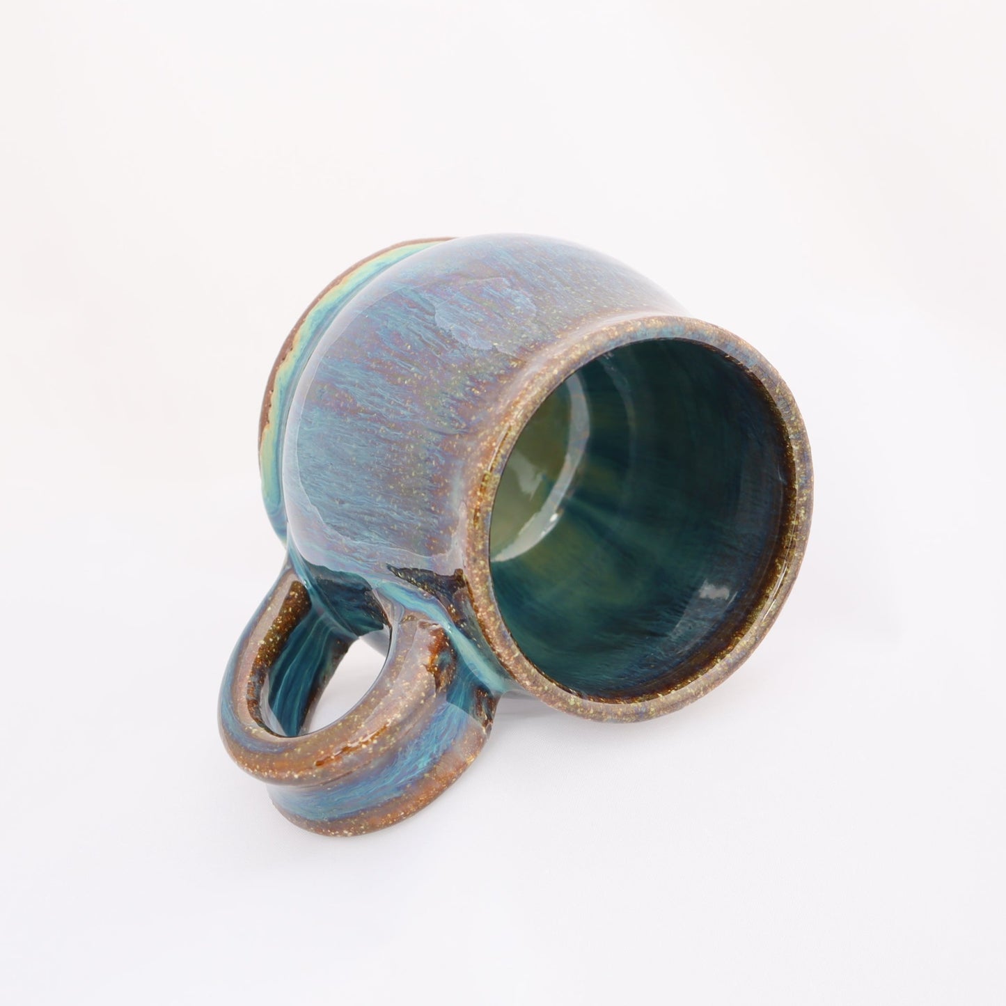 Small Mug - Teal Wave #2