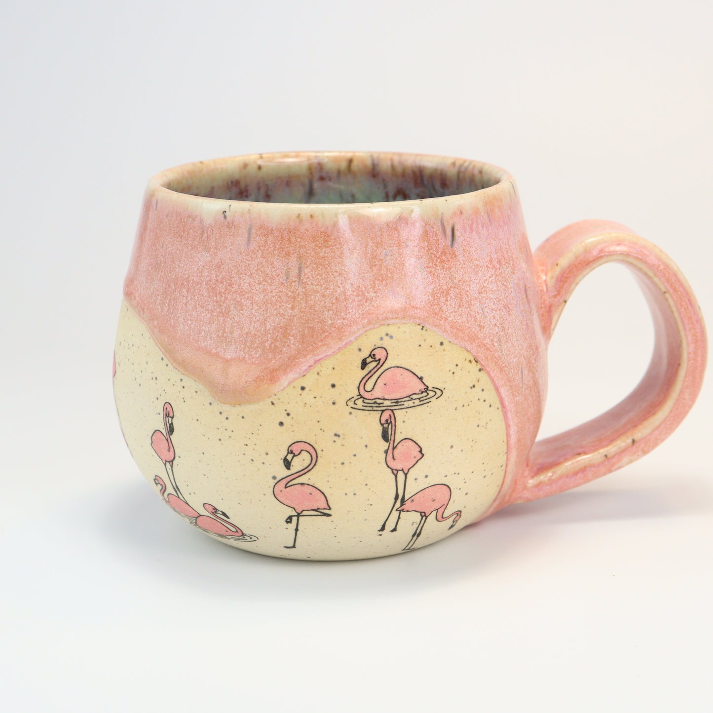 Medium Mug - For the Love of Pink Flamingos