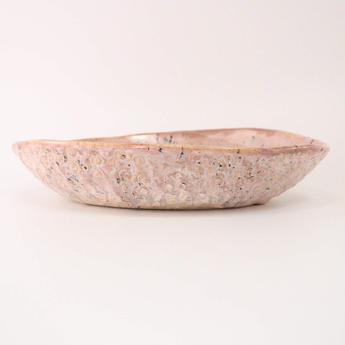 Small Serving Bowl in Peppered Plum